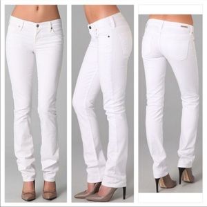 Citizens of Humanity Straight Leg White Jeans